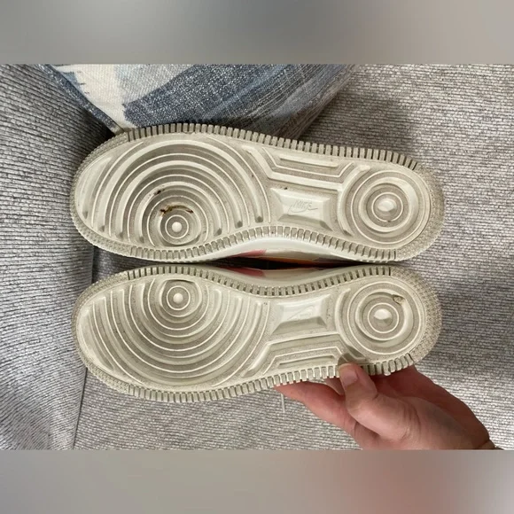 ✨ Nike women’s Air Force 1 Shadow ‘Orange Chalk Pink Glaze’ Size 9 - Picture 11 of 11